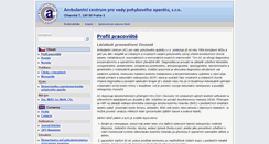 Desktop Screenshot of ambul-centrum.cz